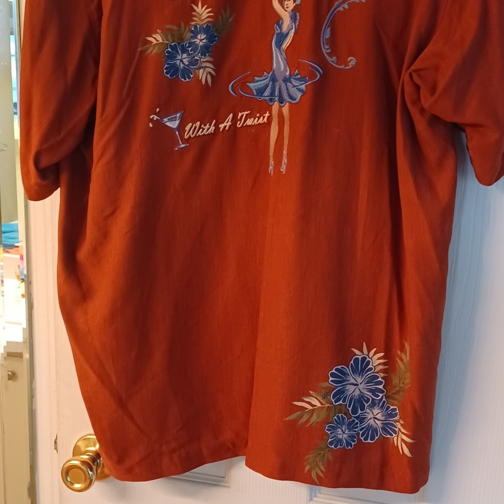 Tommy Bahama silk camp shirts